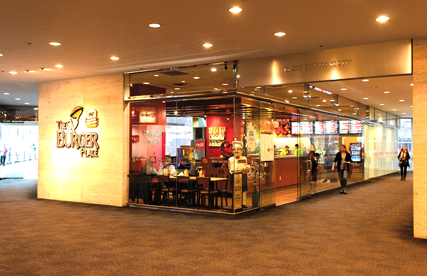 The Burger Place Interior